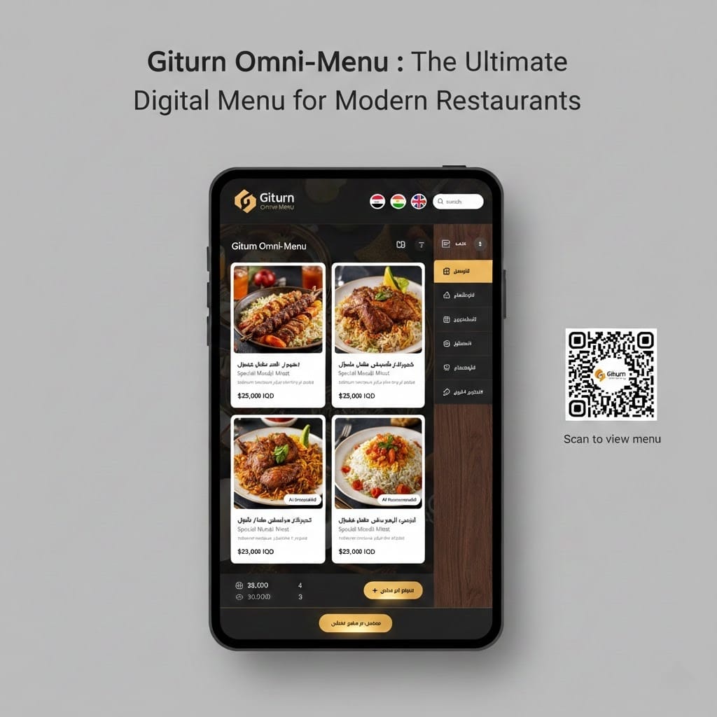 Giturn Omni Menu Dashboard